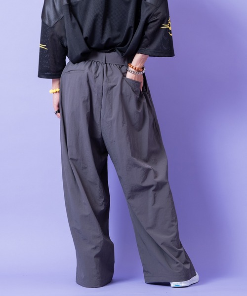 パンツ a.p.o.v. コードロングベルトマットポリスーパーワイド袴パンツ パンツ a.p.o.v. コードロングベルトマットポリスーパーワイド袴パンツ