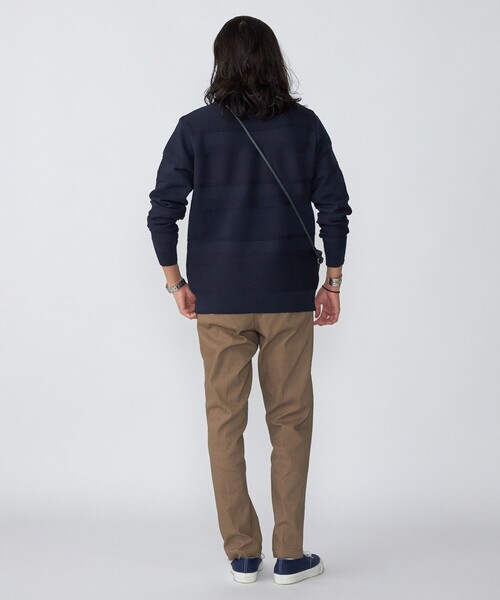 「SHIPS」 長袖ニット LARGE オリーブ メンズ