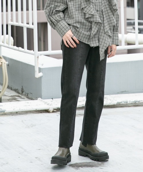[KBF] Denim брюки 38 белый женский 
