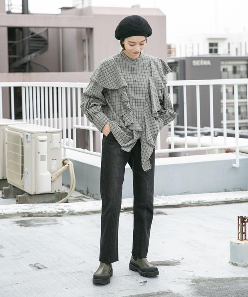 [KBF] Denim брюки 38 белый женский 