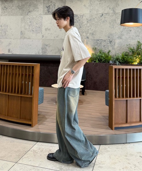ワイドカットのカラーデニムパンツ６色 ワイドストレートカラーデニム（デニムパンツ）｜EPIMI E'PIMMY