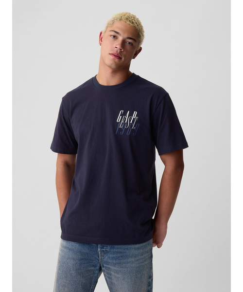 「GAP」 半袖Tシャツ X-SMALL レッド メンズ