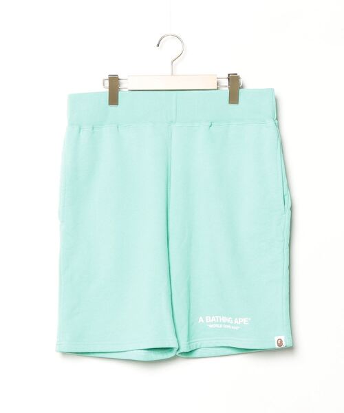 A BATHING APE 「A APE」 ハーフパンツ L グリーン メンズ
