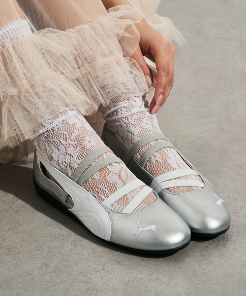 バレエ SPEEDCAT BALLET SD WNS 22,5cm PUMA スニーカー 「PUMA」SPEEDCAT BALLET SD WNS / METALLIC