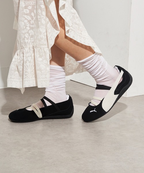 貴重サイズ!可愛いPUMA speed cat バレエシューズ! PUMA スニーカー 「PUMA」SPEEDCAT BALLET SD WNS / METALLIC