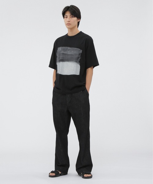 MHL.（エムエイチエル） tシャツ LIGHT COTTON JERSEY TOP メンズ