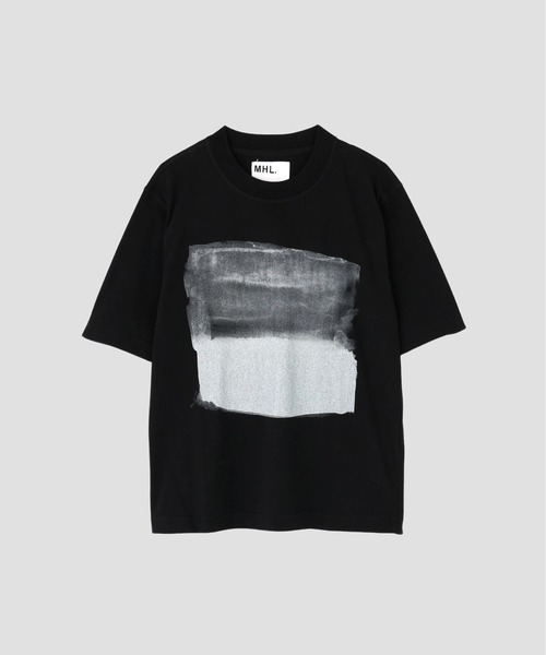 MHL.（エムエイチエル） tシャツ LIGHT COTTON JERSEY TOP メンズ