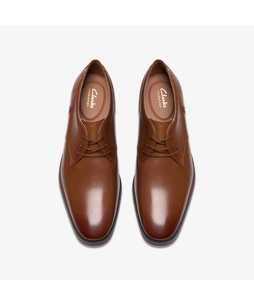 Clarks Collection ブラウン ビジネスシューズ US 9M Clarks（クラークス） ビジネスシューズ Paulton Lace / ポールトン