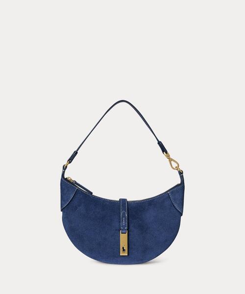 ハンドバッグ Polo ID スエード ミニ ショルダー バッグ