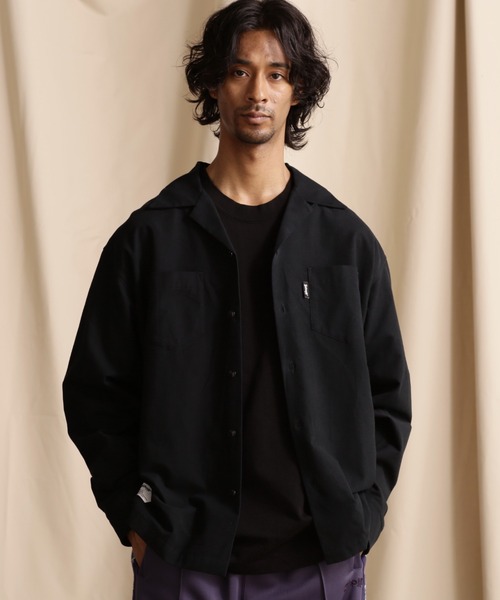 Schott N.Y.C 「schott」 長袖シャツ L ブラック メンズ