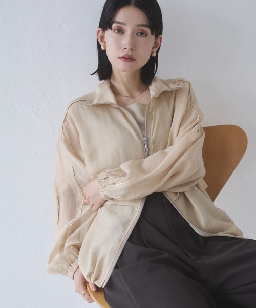 ジップブルゾンベージュイマイチ様 WEB&一部店舗限定】メルトンジップブルゾン(コート)｜MACKINTOSH