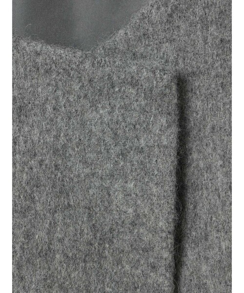 mizuiroind（ミズイロインド） ベスト ジレ ポケット付きクルーネック