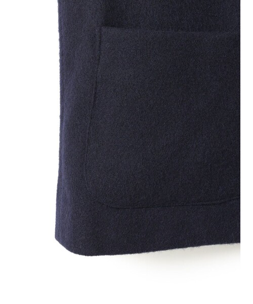 mizuiroind（ミズイロインド） ベスト ジレ ポケット付きクルーネック