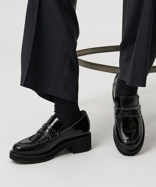 UNITED ARROWS ローファー スタッズ レディース : ZOZOTOWN