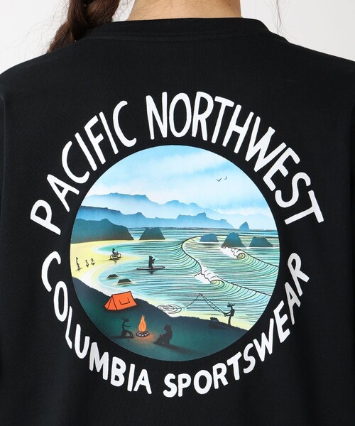 tシャツ Columbia／コロンビア／Jonas Claesson／ジョナス・クレアッソン／ウィメンズ レイクトゥーアベニュー ロングスリーブ クロ Columbia tシャツ Columbia／コロンビア／Jonas Claesson
