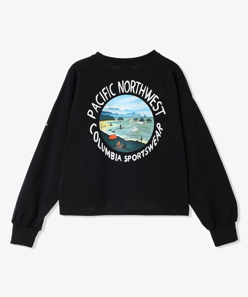 tシャツ Columbia／コロンビア／Jonas Claesson／ジョナス・クレアッソン／ウィメンズ レイクトゥーアベニュー ロングスリーブ クロ Columbia tシャツ Columbia／コロンビア／Jonas Claesson