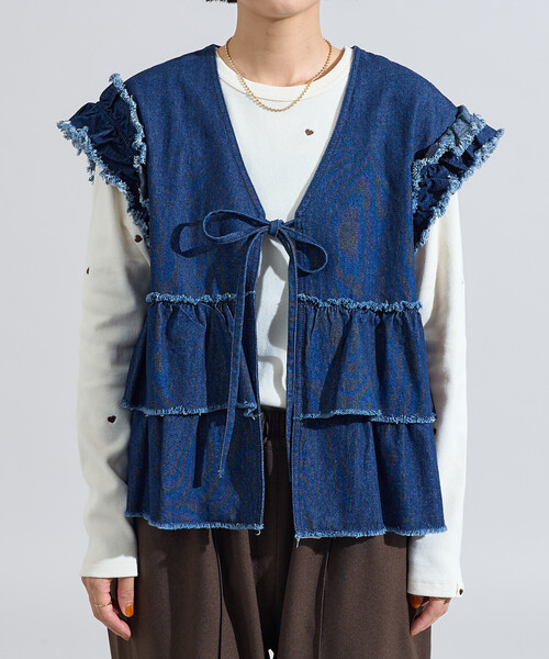 FREAK'S STORE（フリークスストア） ベスト ジレ RED KAP × FREAK'S