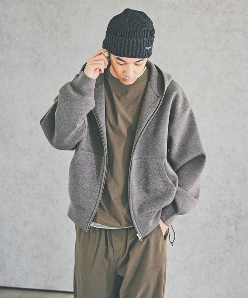 BAYFLOW（ベイフロー） パーカー ビッグクッションダブルZIPパーカー