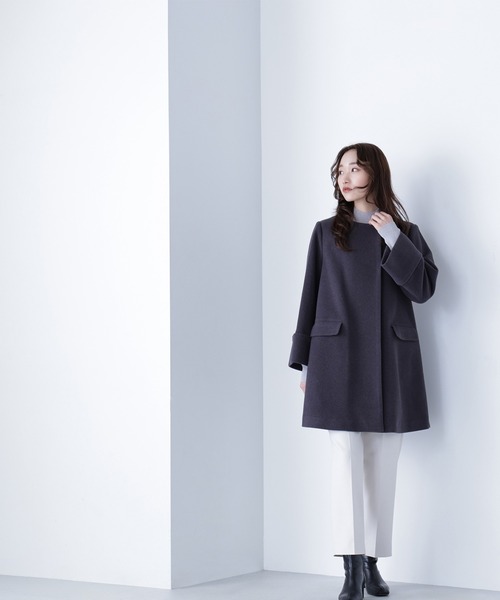 【新品　未使用】NATURAL BEAUTY BASIC ウールコート 楽天市場】【SALE／50%OFF】ウールステンカラーコート NATURAL