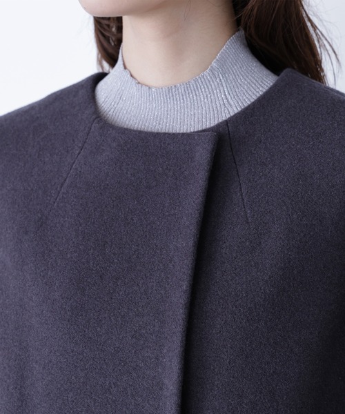 NATURAL BEAUTY BASIC ノーカラーコート コート ノーカラー