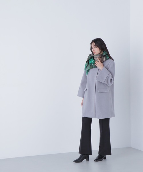 NATURAL BEAUTY BASIC ノーカラーコート コート ノーカラー