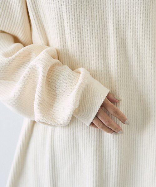 human made ワッフルロンT 2点セット JaVaジャバ 別注》シンプルなのに格上げ。2way配色ワッフルロンTee