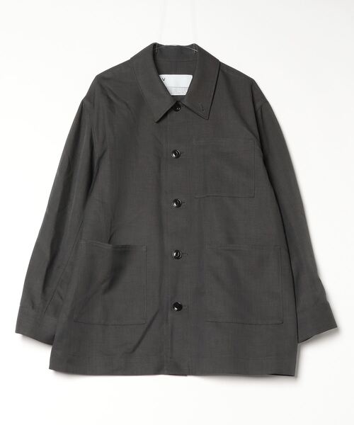 新品未使用 VOAAOV SS シャツ BLACK 2 VOAAOV（ヴォアーブ） シャツ ROUTINE Oversize Shirt メンズ