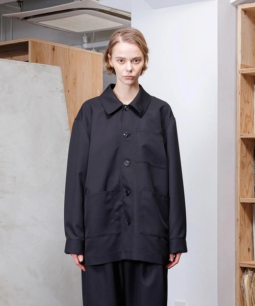 VOAAOV ヴォアーブ　オーバーサイズ 長袖シャツ　comoli VOAAOV シャツ 「VOAAOV」 ROUTINE Oversize Shirt メンズ レディース