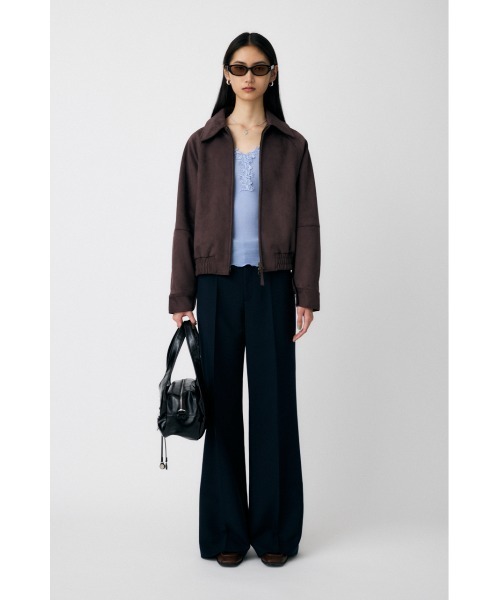 MOUSSY（マウジー） パンツ CENTER PRESS FLARE トラウザー レディース 