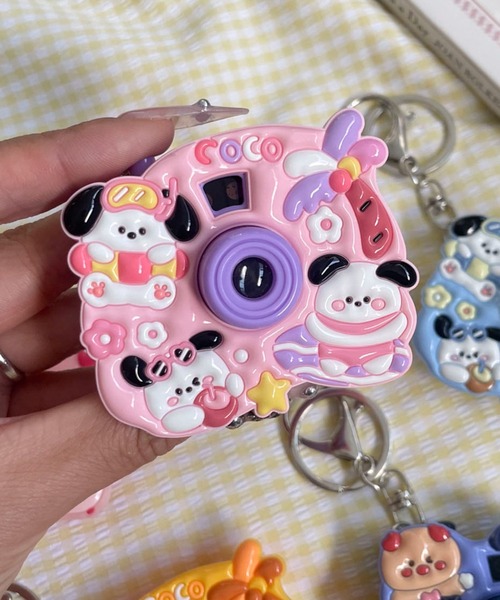 WEGO（ウィゴー） キーホルダー WEGO/ぷっくりアニマルトイカメラ