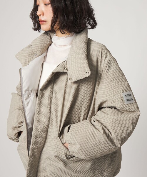 CITEN（シテン） ブルゾン アウター 「CITEN」ミニチェックパデッド
