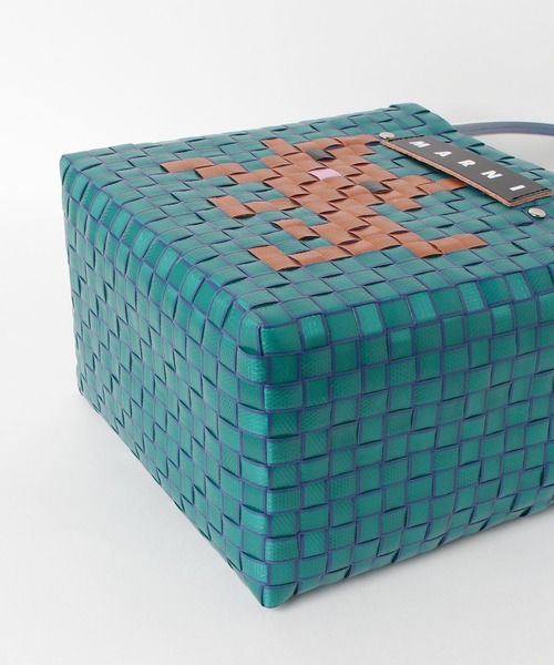 「MARNI MARKET」 かごバッグ FREE グリーン レディース_画像5