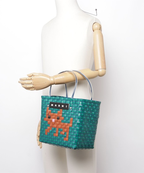 「MARNI MARKET」 かごバッグ FREE グリーン レディース_画像7