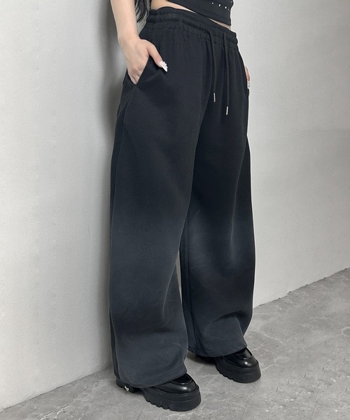 FOLLOWIN（フォロウィン） ワイドパンツ スウェットパンツ ジャージ