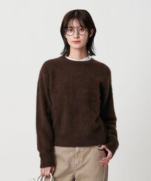 ユナイテッドアローズ　ファークルーネックニット　カシミヤ　セーター　プルオーバー BEAUTY＆YOUTH UNITED ARROWS ニット セーター フォックスカシミヤ
