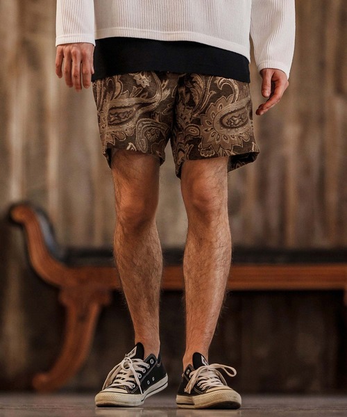 一部サイズカラー予約販売6月中旬～下旬入荷】【CAMBIO(カンビオ)】Gobelin Short Pants ショートパンツ(CAM25SS-002)  | CAMBIO カンビオ