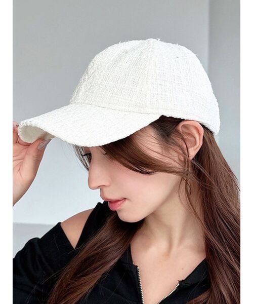 RESEXXY（リゼクシー） キャップ 帽子 「NEWERA」ツイードキャップ