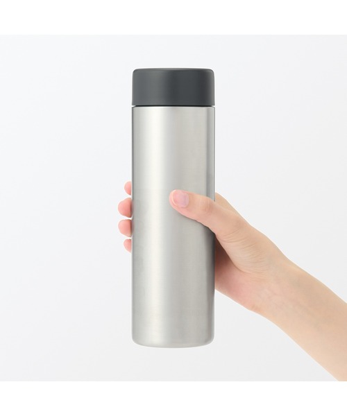 無印良品（MUJI） 水筒 真空断熱構造 保温保冷ボトル フラットタイプ