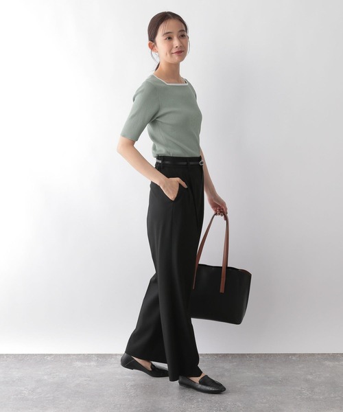 「GLOBAL WORK」 パンツ LARGE ライトベージュ レディース_画像3