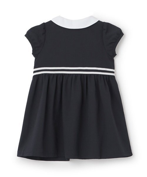 「petit main」 「KIDS」半袖ワンピース 120cm ライトブルー キッズ_画像5