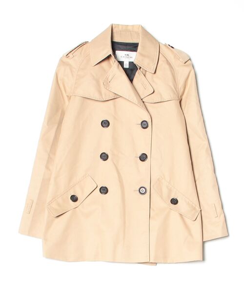 美品 COACH トレンチコート ベージュ Sサイズ（日本サイズM） COACH｜ニューコアコットントレンチコート