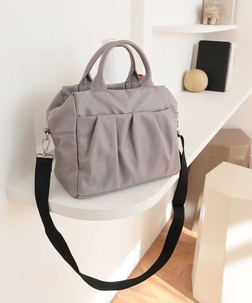T・S・L ボストンバッグ ギャザーポケット2WAYボストンバッグ