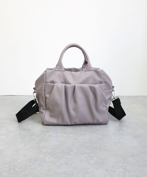 T・S・L ボストンバッグ ギャザーポケット2WAYボストンバッグ