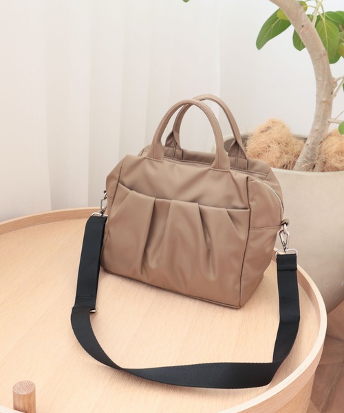 T・S・L ボストンバッグ ギャザーポケット2WAYボストンバッグ