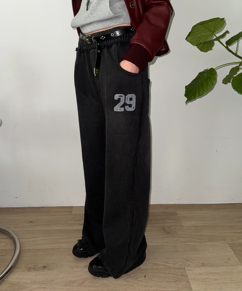 SHAGGIE（シャギー） ワイドパンツ スウェットパンツ ジャージ