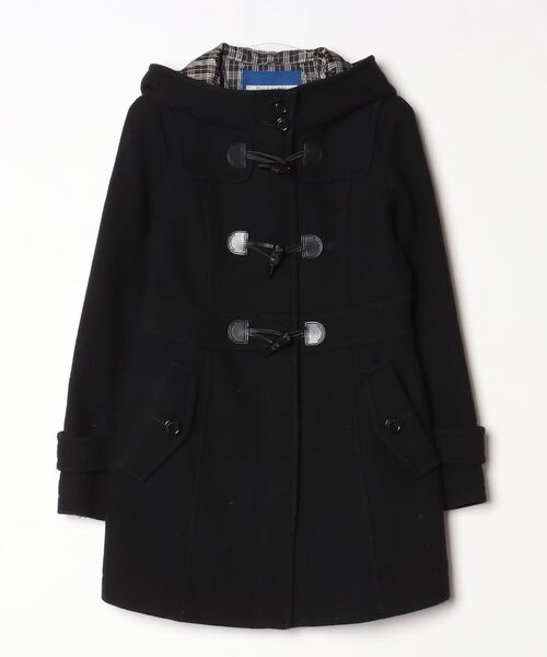 バーバリー　ブルーレーベル　コート　黒 　38✱値下げ不可 BURBERRY BLUE LABEL（バーバリーブルーレーベル） ダッフルコート 38