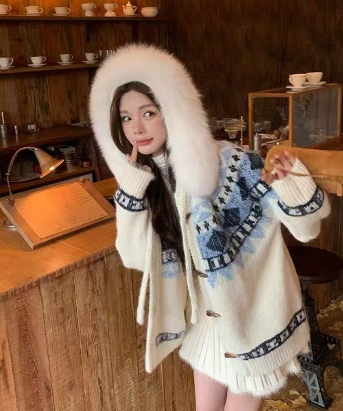 Sibra（シブラ） コート アウター ユニセックス対応／取り外し可ファー