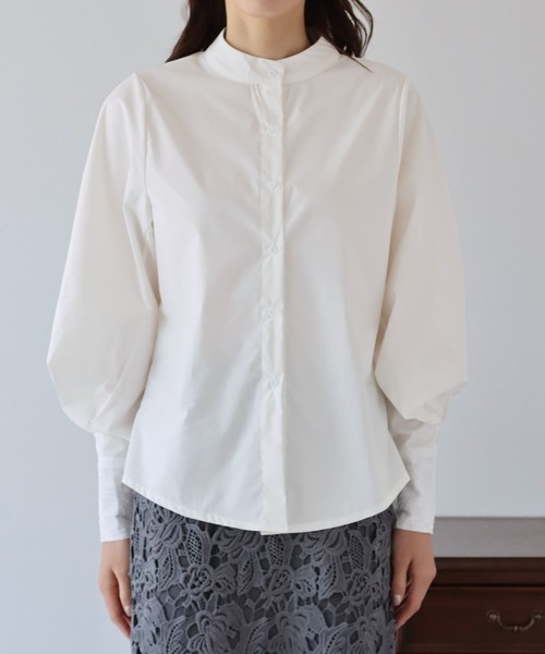 「BLUEEAST」 長袖ブラウス MEDIUM ブラック レディース_画像5