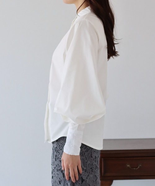 「BLUEEAST」 長袖ブラウス MEDIUM ブラック レディース_画像6