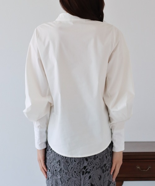 「BLUEEAST」 長袖ブラウス MEDIUM ブラック レディース_画像7